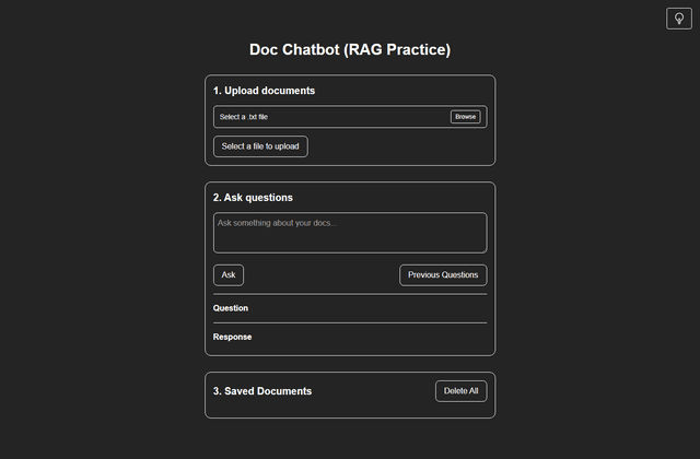 AI Rag Chat App Project Landing Page